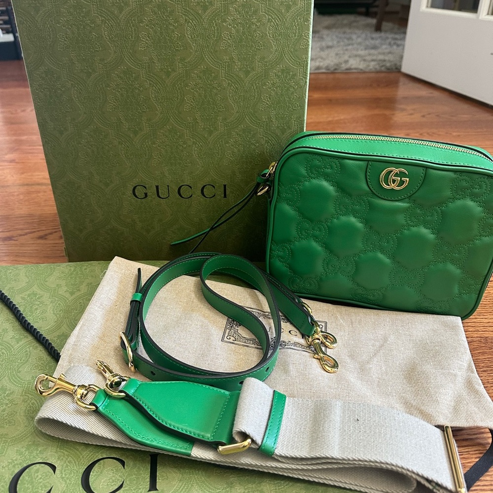 Gucci Green Leather crossbody bag